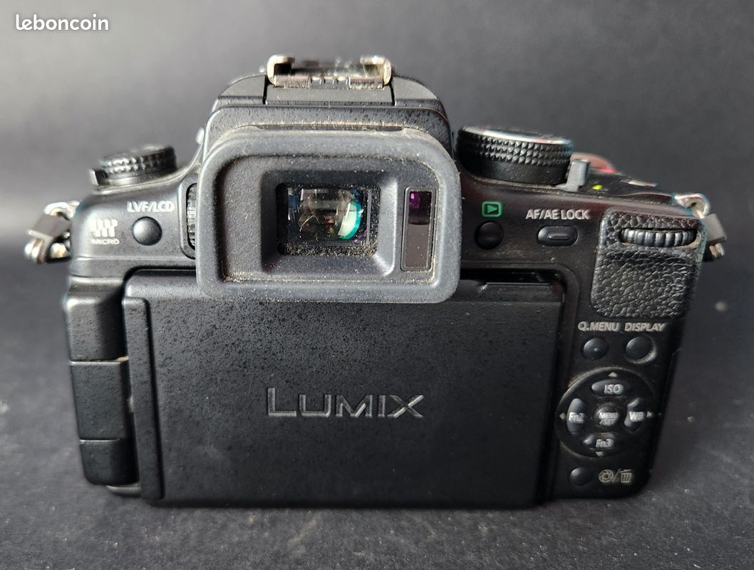 Panasonic Lumix G DMC-GF5WA - Appareil Photo Numérique - Sans Miroir 12 1 Mp Quatre Tiers 3x Zoom Optique Objectifs 14 42 Mm Et 45 150 Mm Noir