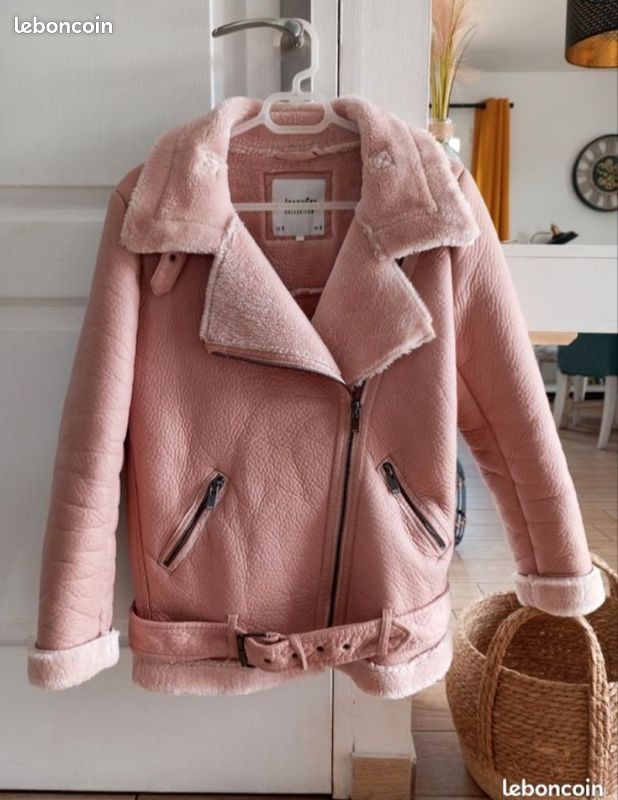 Bombardier Jennifer veste simili cuir Vêtements