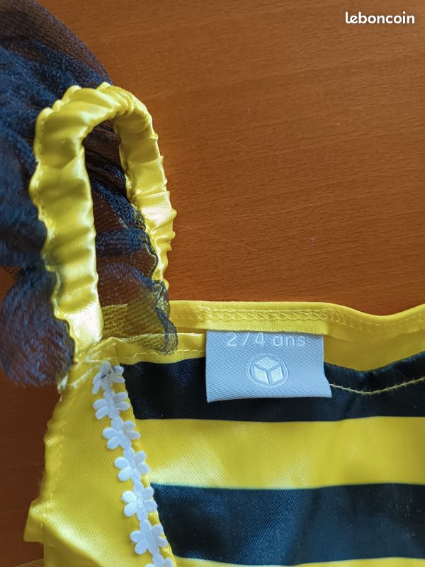 Déguisement abeille robe quasi neuf. Porté une fois (image 2)