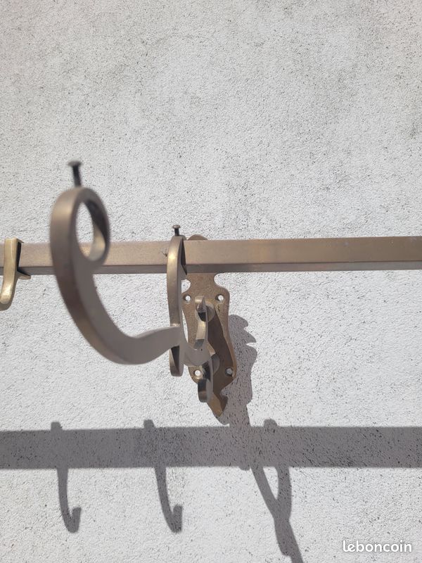 Ancien porte-manteau en laiton (image 3)