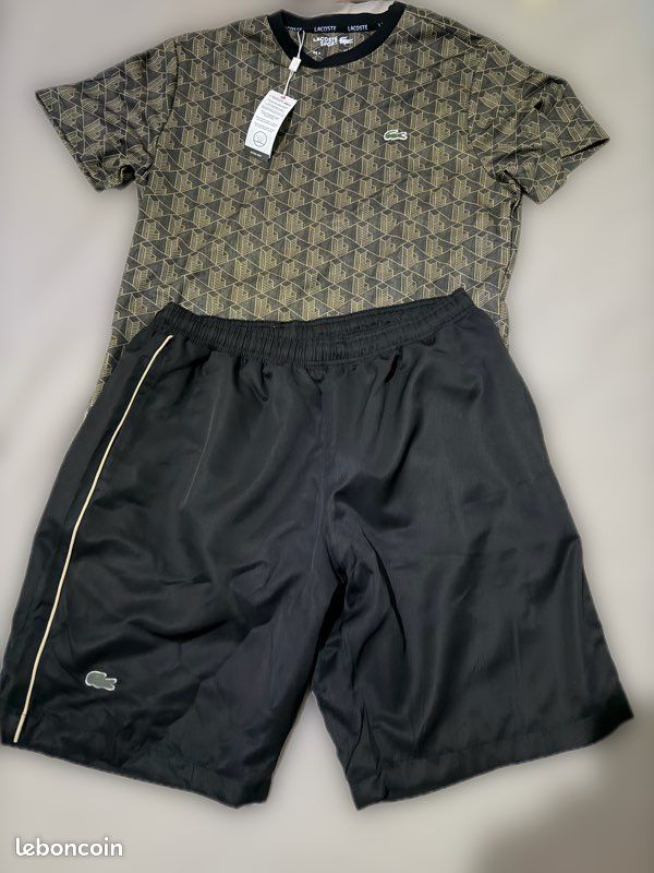 Ensemble Lacoste (vrai) t-shirt +Short (image 1)