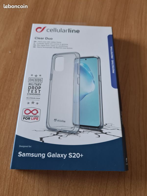 Coque transparente tel Samsung galaxy s20 + NEUVE (image 1)
