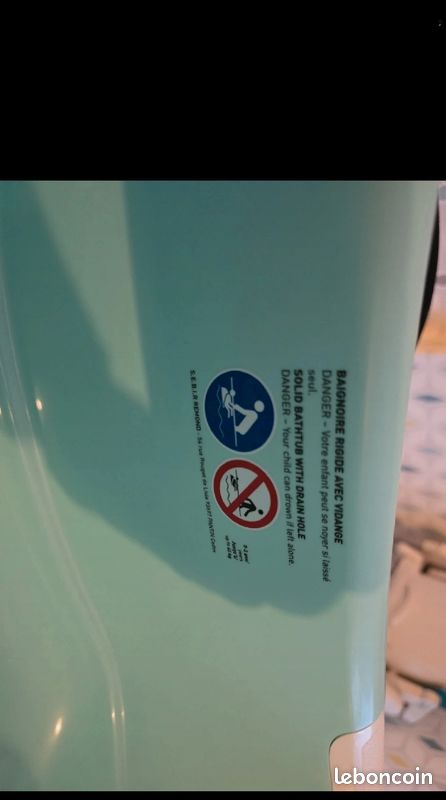 Baignoire rigide avec vidange (image 3)