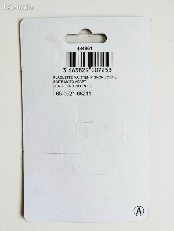 Plaquette Maintien Pignon 50mm Pour Derbi Senda/Gilera/Aprilia 2006 - Entraxe 25mm - IGM