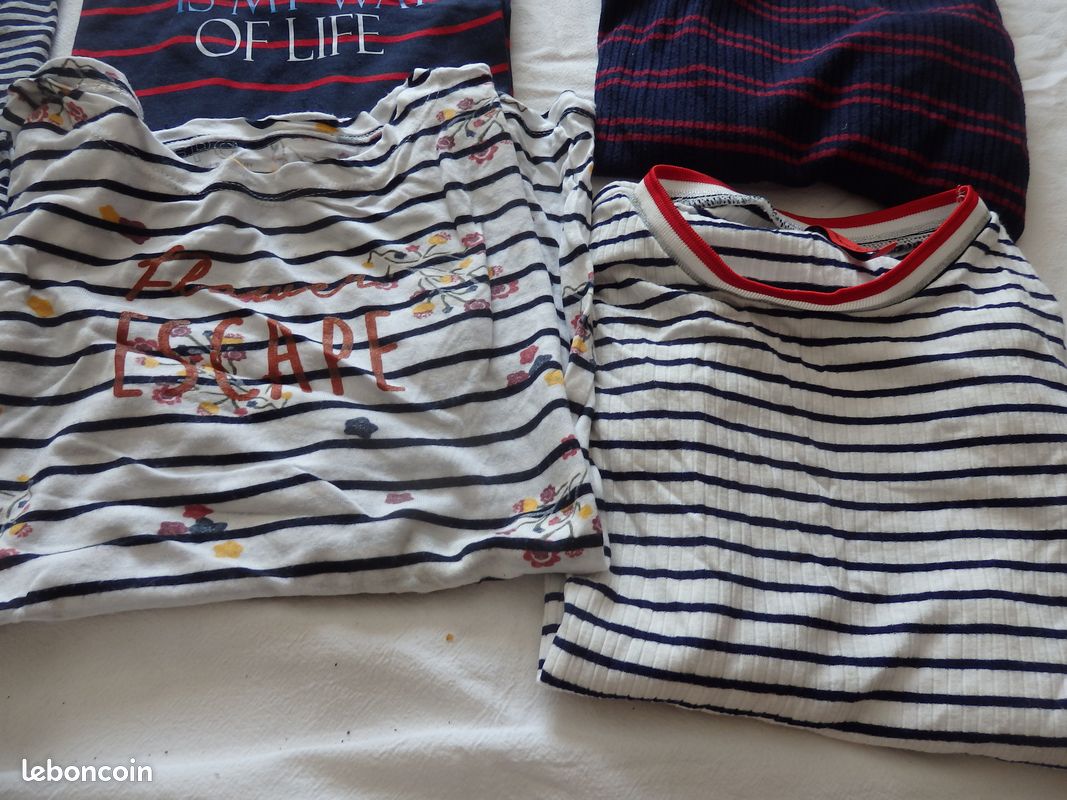 Tshirts rayés (image 2)