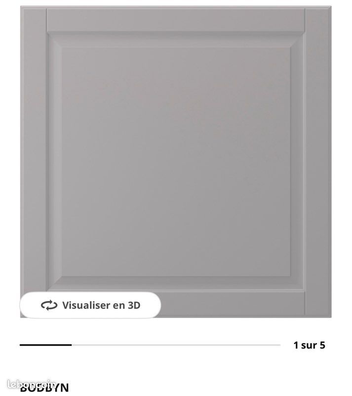Lot cuisine IKEA Bodbyn gris (image 1)