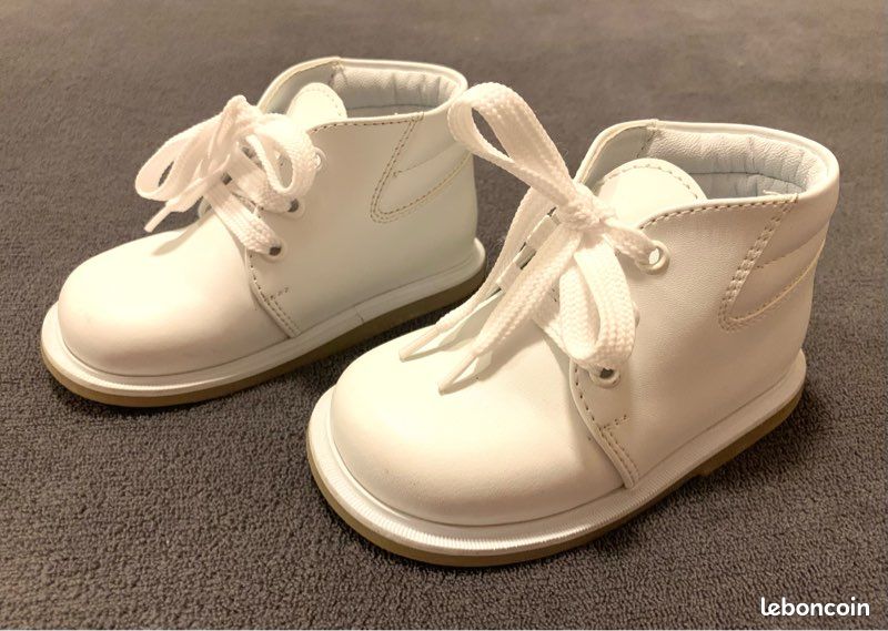 Chaussure Blanche Chaussure Garcon Bapteme Chaussure Bébé Garçon