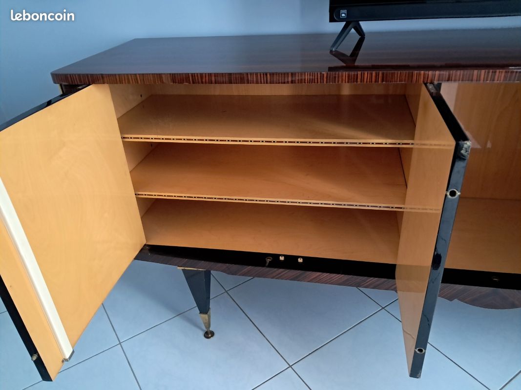 Buffet marquetterie vernis (image 3)