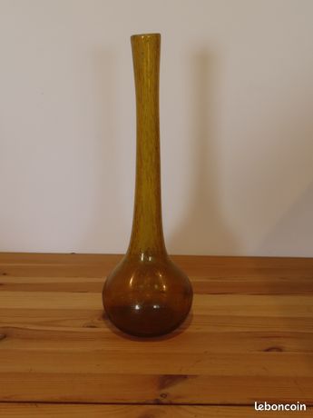 ation Grand vase soliflore signé gallé