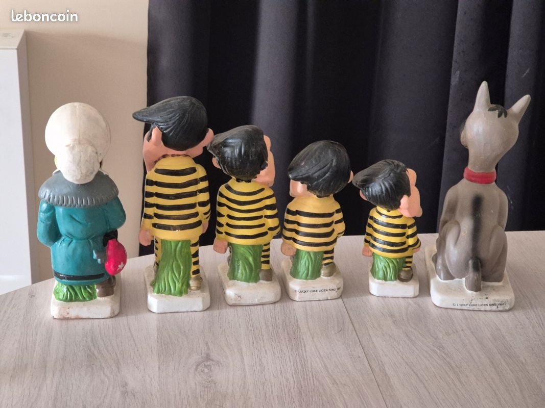 Figurines Plastoy 1997 Lucky Luke - Série Complète Les Dalton Neuves