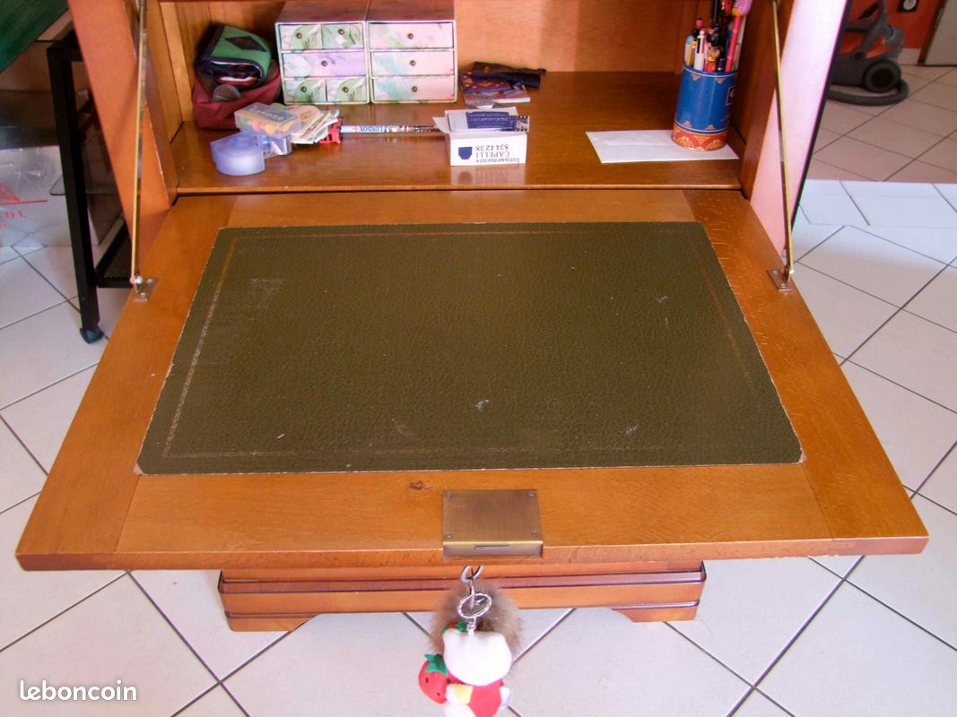 Meuble secrétaire en merisier (image 7)