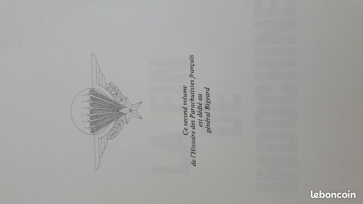 2 livres, Histoire des parachutistes français, volume 1 et 2, état neuf (image 10)