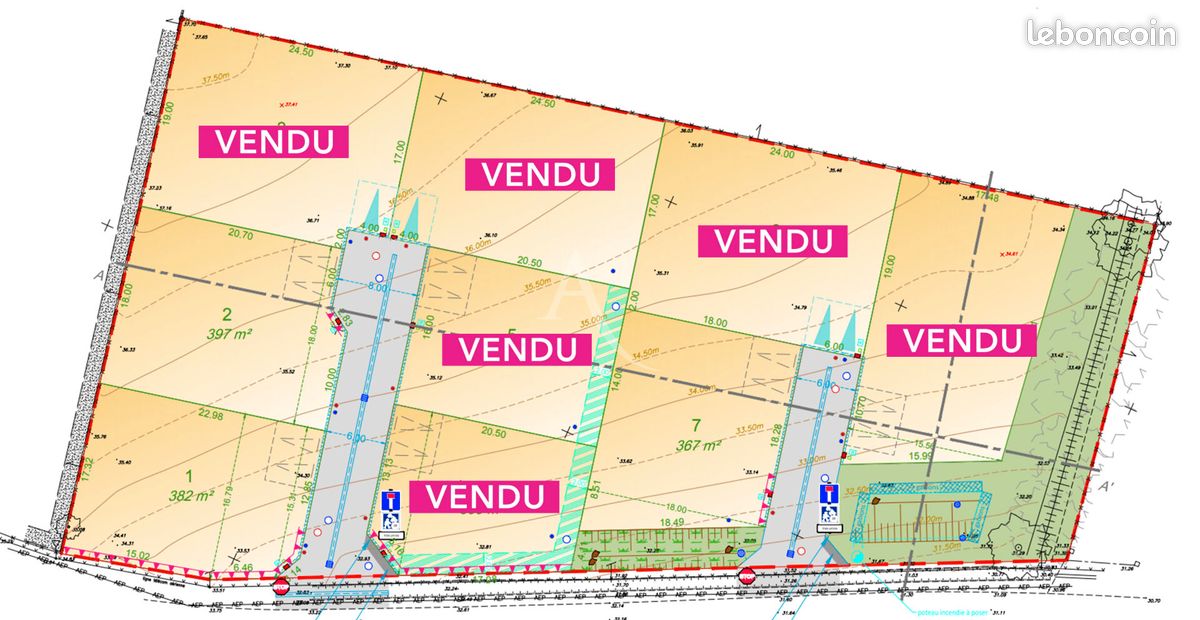 Terrain 367 m² · à Moutiers-les-Mauxfaits · 367 m² · 55 500 €