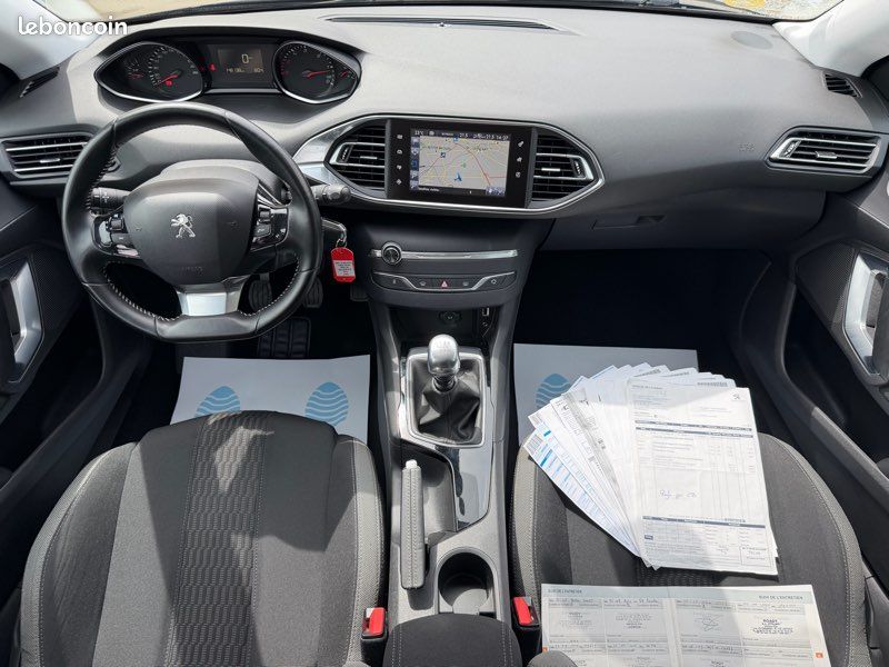 Peugeot 308 1.6 BlueHDI 120ch 1ERE MAIN CAMÉRA AR/RADAR AR/GPS/CLIM.A/LED (image 5)