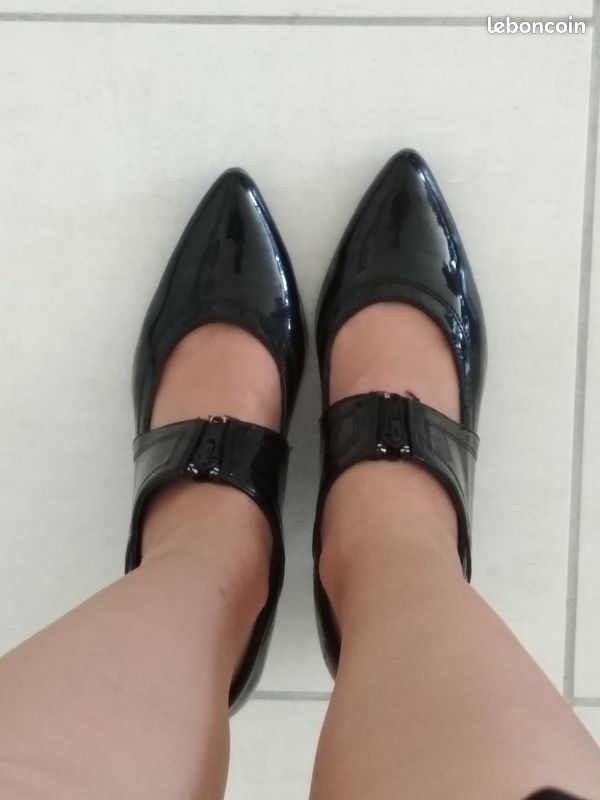 Chaussures vernis été noires (image 2)