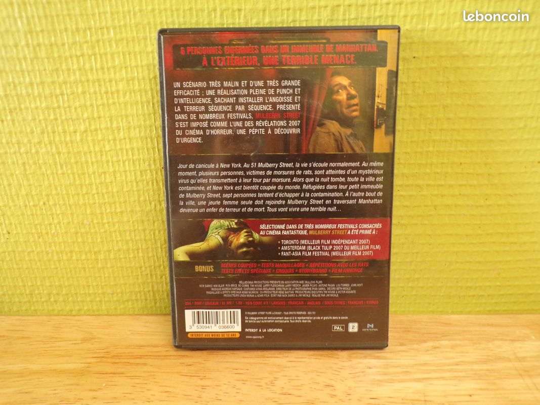 DVD du film Mulberry street (image 2)