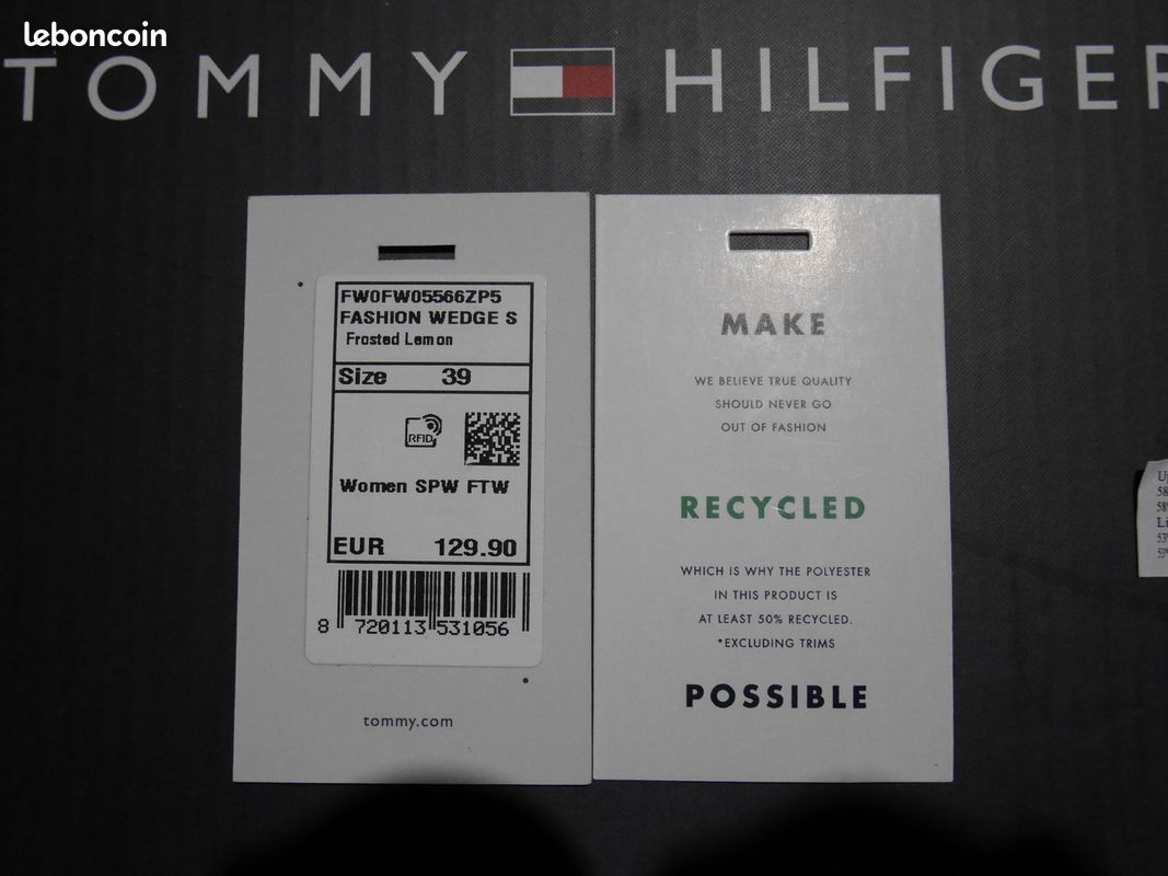 Tommy Hilfiger Sneakers blanc/jaune (image 3)