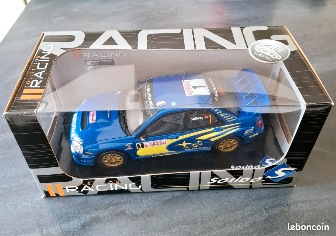 Miniature Subaru Impreza WRC Sarrazin – Rallye Alsace Vosges 2004 – 1/43 AUTOart