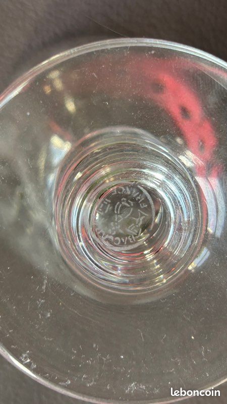 Baccarat verre richelieu cendrier bougeoir vintage année 50 design déco (image 4)