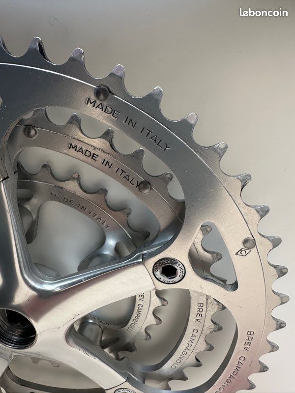 PÉDALIER TRIPLE CAMPAGNOLO racing t + boitier pédalier EUR 30,00
