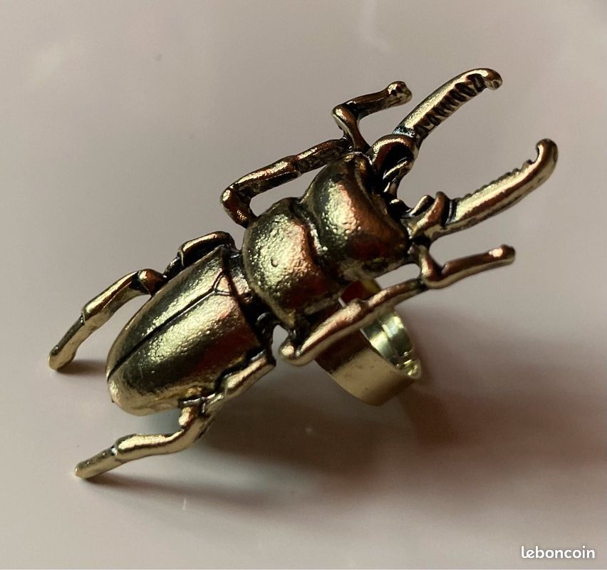 Bague ajustable Scarabée (image 3)
