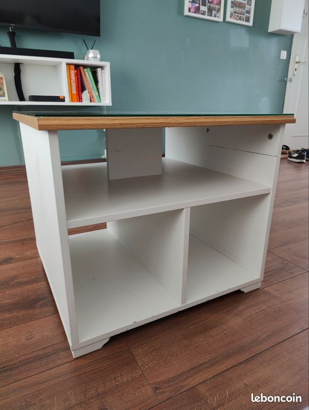 Basse bois/blanc IKEA SKRUVBY (image 2)