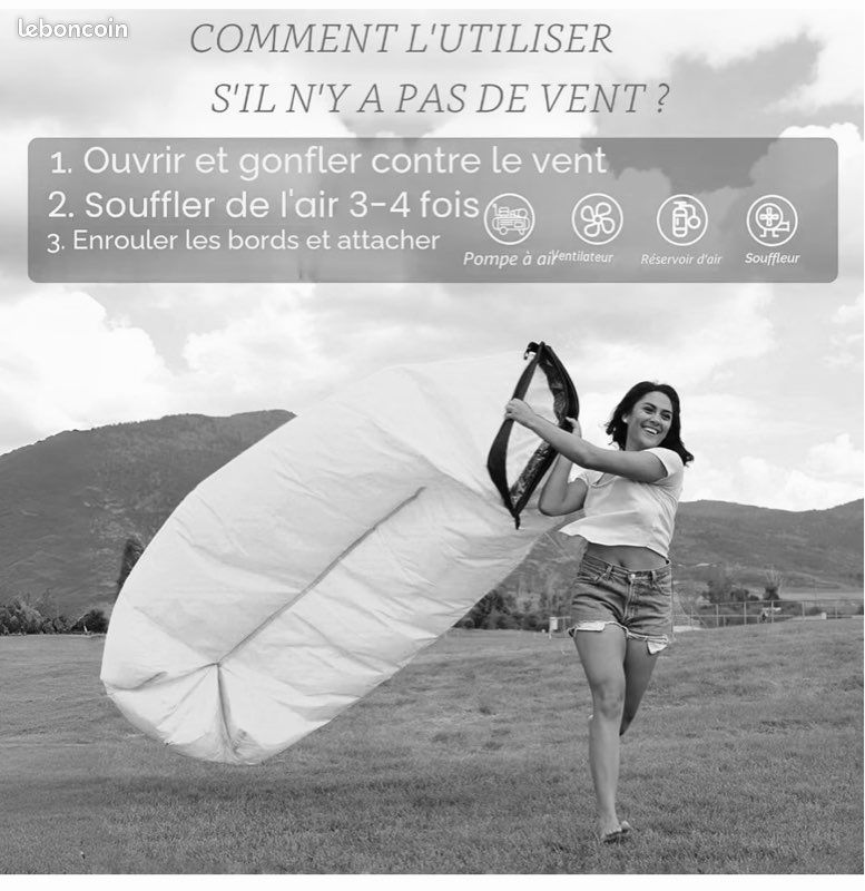 Siège ou canapé gonflable extérieur (image 1)