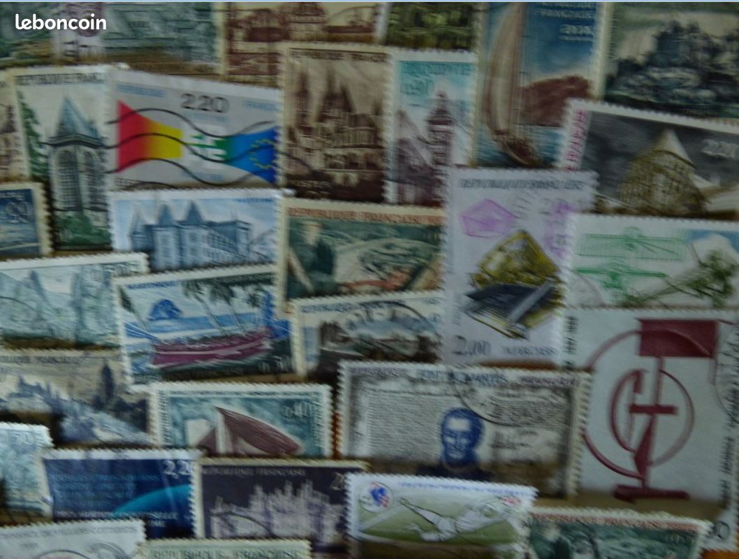ISB Collection – 100 Timbres France Grand Format Différents – Idéal Collectionneurs, Débutants Et Loisirs Créatifs