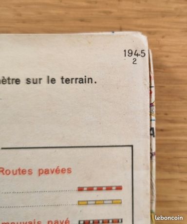 Carte Michelin N°120 Ancienne - Environs De Paris - Édition Cycliste 1956 | Vintage