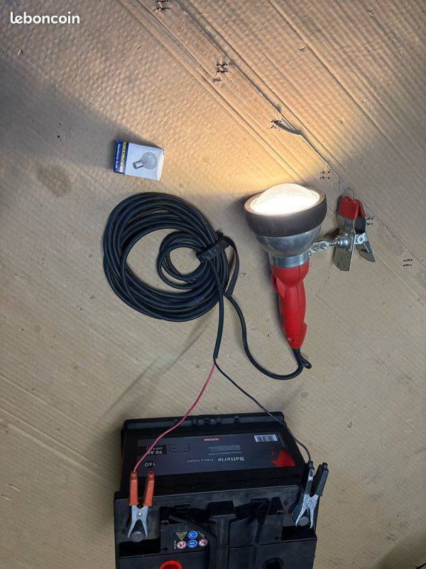 Baladeuse 12v (ou 24v) branchement batterie auto (image 7)