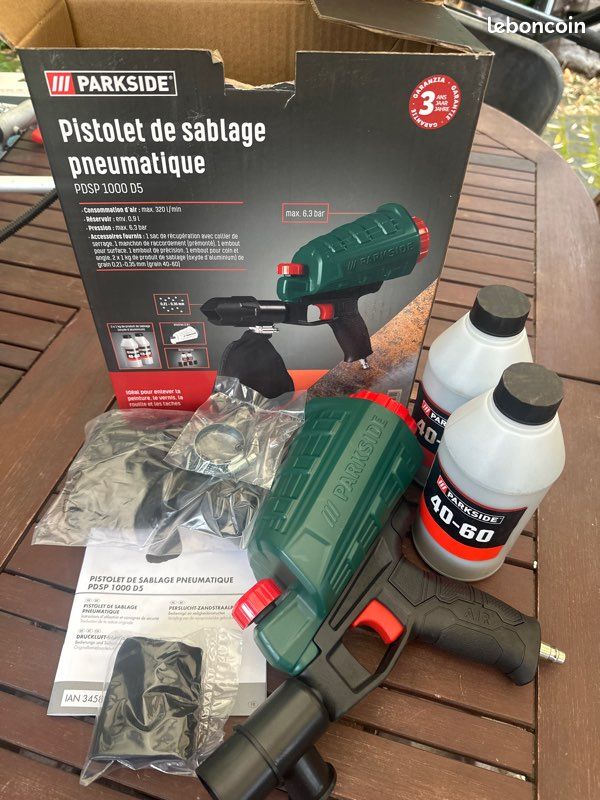 Pistolet de sablage pneumatique (image 1)