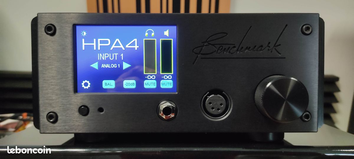 Benchmark HPA4 BLack pre-ampli ligne et casque (comme neuf 
