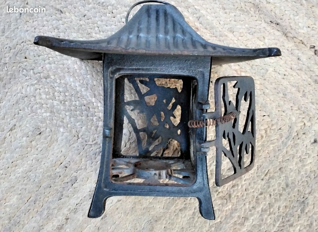Lanterne Japonaise En Fer Rokuya (Toro) Pour Jardin, Cérémonie Du Thé