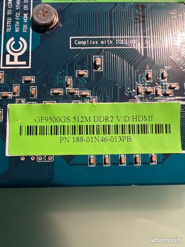 Carte graphique NVIDIA GEEFORCE 9550GS (image 3)