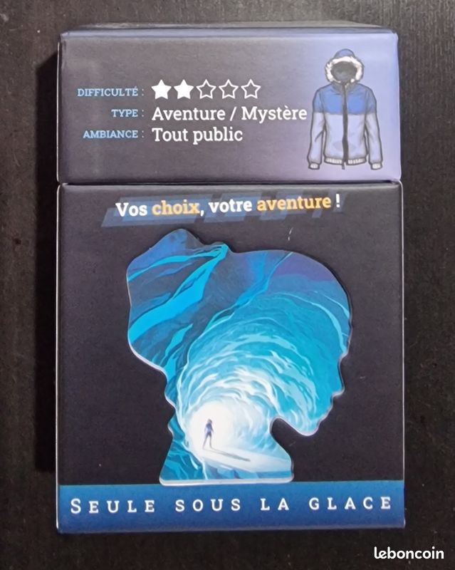 Gioco Investigativo Backstories: Seule Sous La Glace – Avventura Cooperativa Da 1 A 6 Giocatori, 60 Min, Dai 10 Anni