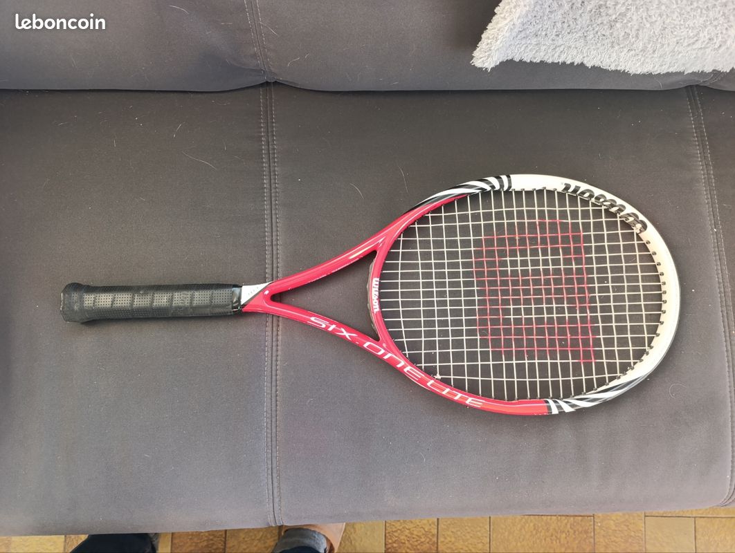 Raquette Wilson BLX One Zero Lite Avec étui - Rouge/Noir - Occasion