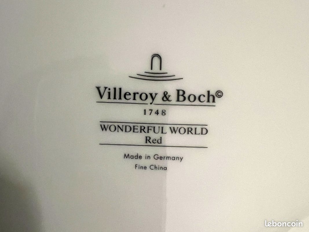 Villeroy et Boch Wonderful World Red assiettes (image 4)