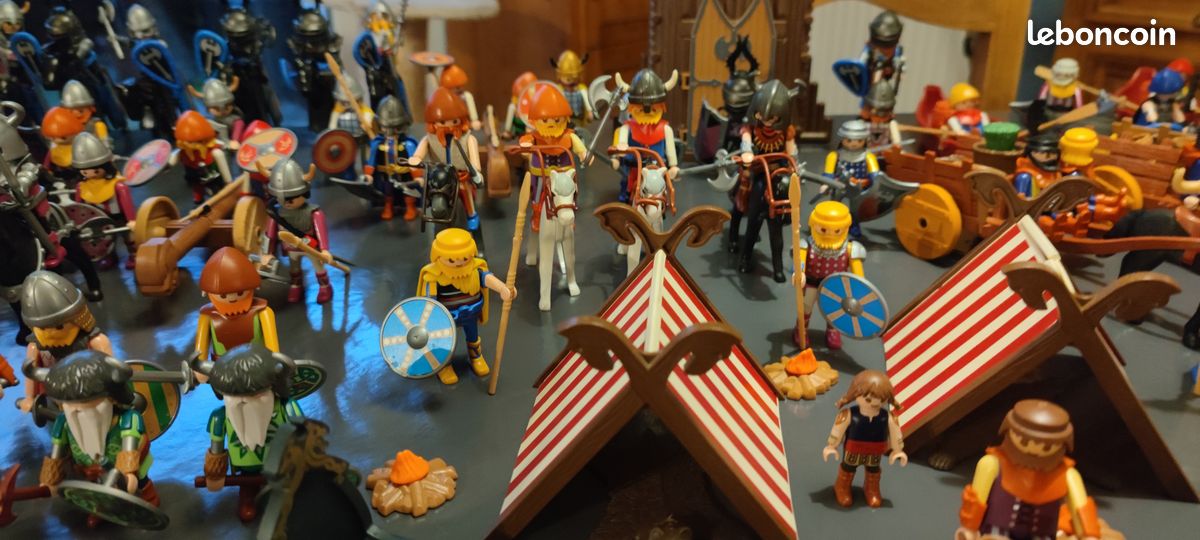 Lots Playmobil viking personnage accessoires (image 11)