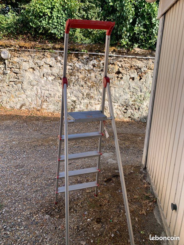 Escabeau, aluminium comme neuf (image 3)