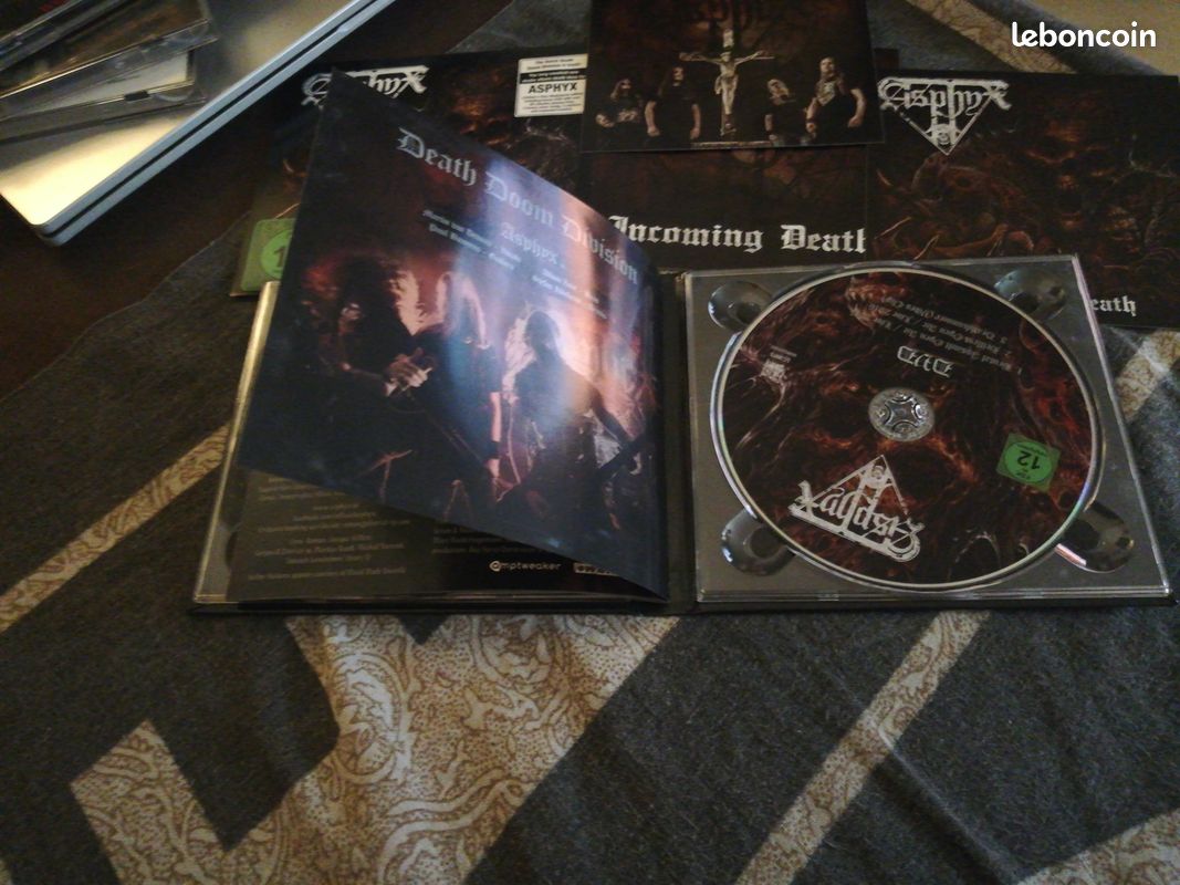 Double cd/dvd metal asphynx 2016 incoming death superbe état 2016 (image 3)