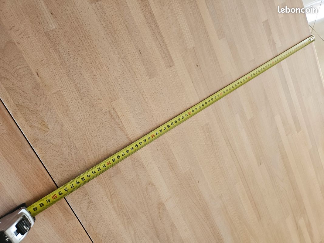 Table en pin massif avec alonge 203 cm x 100 cm (image 15)