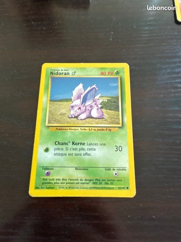 1995 nidoran pokemon card Nidoran F (82/130) - Base Set 2