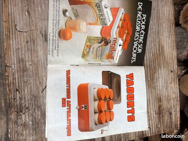Yaourtière Seb vintage avec 8 pots en verre - Électroménager