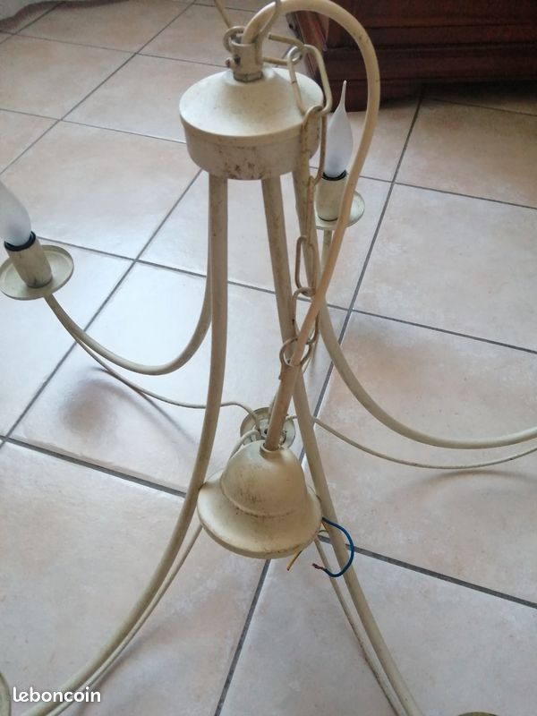 Lustre métal 5 branches (image 3)