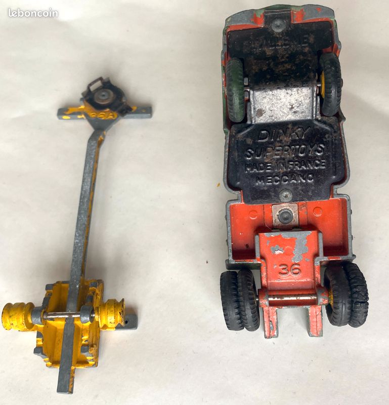 Miniature Camion Dinky Supertoys Meccano 1:43 – Unic Estrel Avec Remorque, Ancien, Sans Boîte