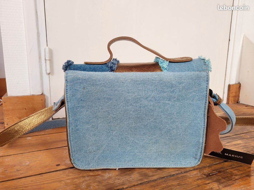 Sac besace Paul Marius Mademoiselle George Denim Accessoires