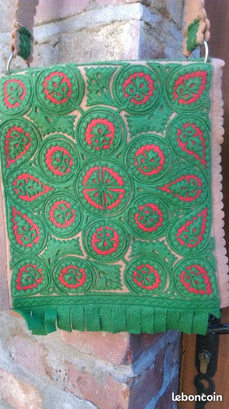 Sac à main tissu feutrine (image 2)