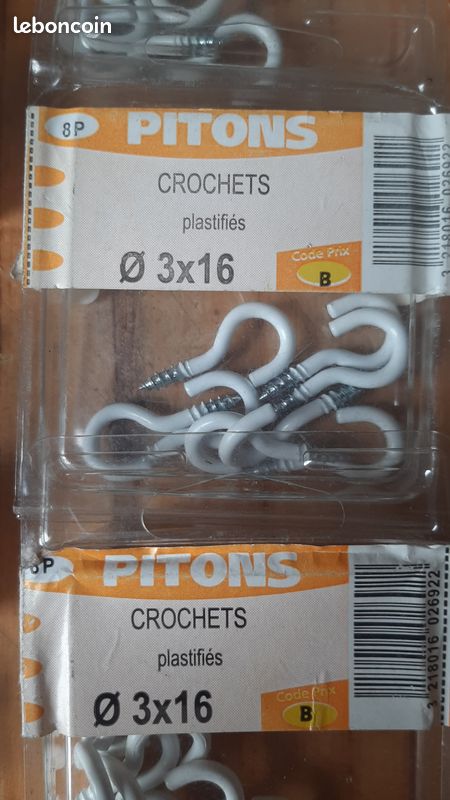 Boites ou sachets pitons crochets divers (image 4)