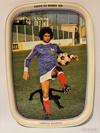 Plateau Métal Ancien – Coupe Du Monde Argentine 1978, équipe De France
