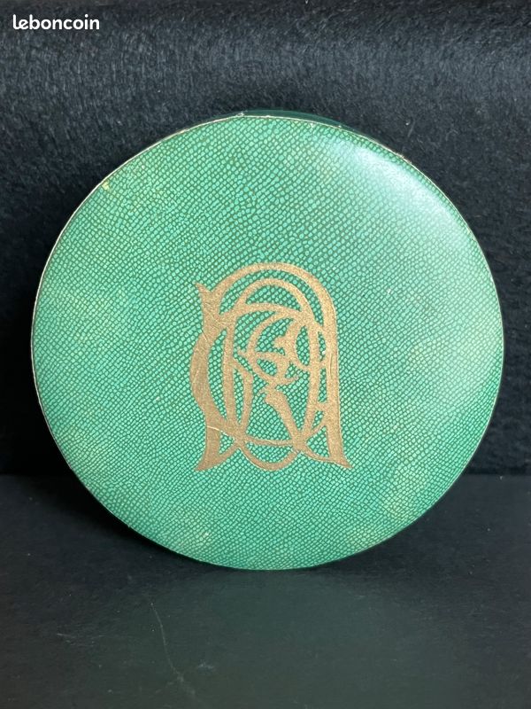 Boîte poudre ancienne vintage vide Les Pois de Senteur de Chez Moi Caron (image 1)